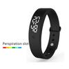 Vibration Wake-Up Vibrating Alarm Wristband LED Digital Smart Bracelet  Sports Activities