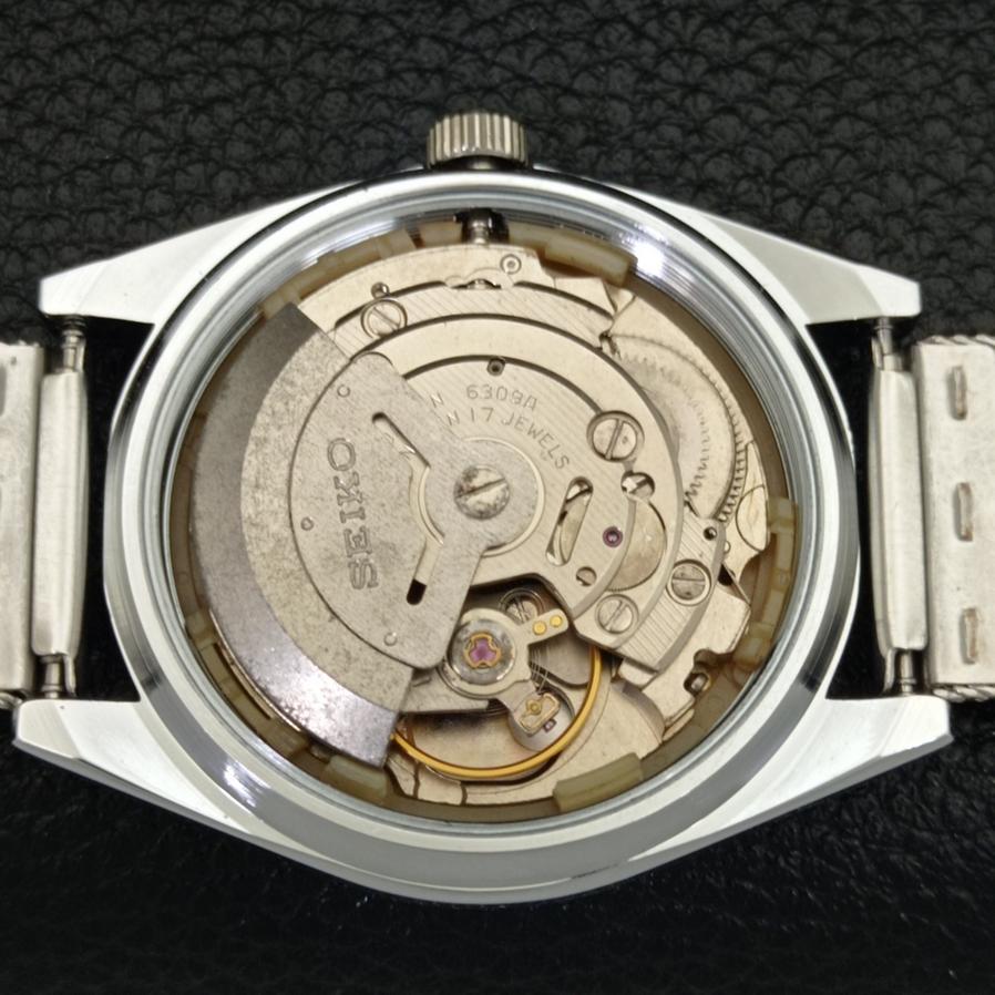 MONTRE AUTOMATIQUE VINTAGE SEIKO 5 JAPON D/D BLANCHE POUR HOMMES REMIS À NEUF 528-a277005-7