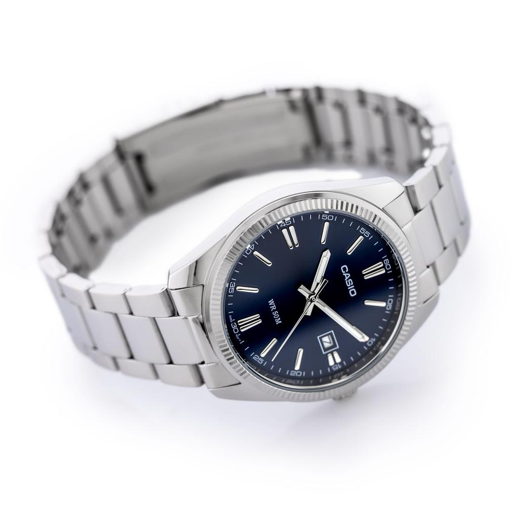 Casio Bracelet Men's MTP-1302PD, Blue,