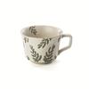 1PC Stoneware Mugs Vintage With Handles Office Coarse Pottery Cafe Plant Carving Nordic Ceramic Coffee Mug Fruit Tea Household