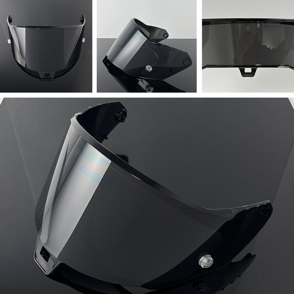 R10 Helmet Visor for Alpinestars Supertech R10 Motorcycle Helmet Visor Goggles Plating Silver Red Replacement Lens