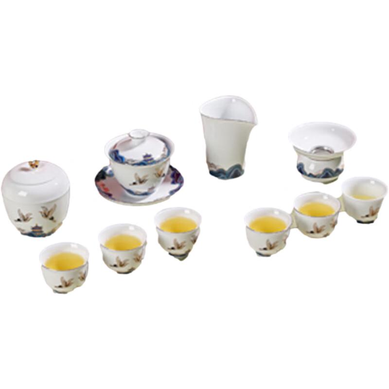 

Wan Ting Cloud Crane Tea Set