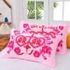Retro Pattern Linen Pillowcases Soft Pillow Towel Retro Pillow Covers  Home Use