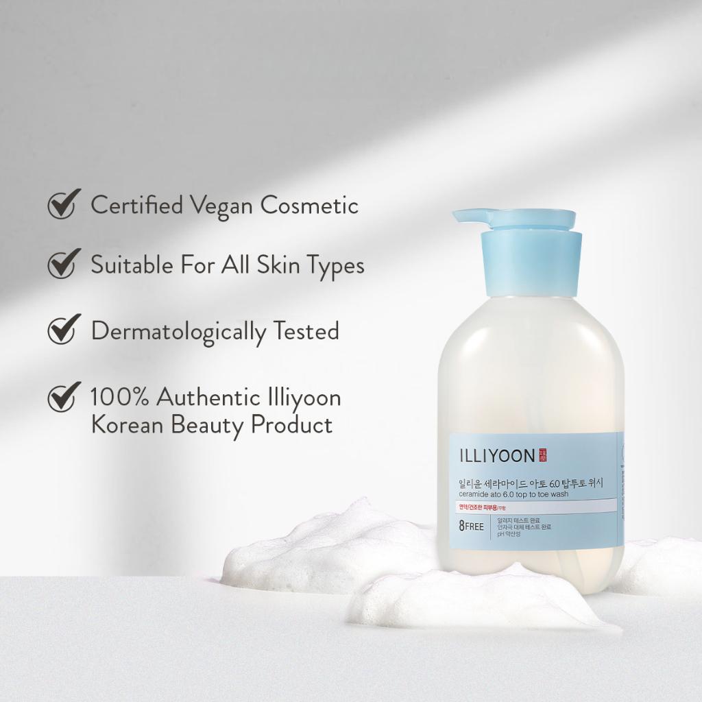 ILLIYOON Ceramide Ato 6.0 Topp til tå vask 500ml