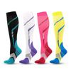 Unisex Multicolor Outdoor Compression Socks for Running – Long Tube Design