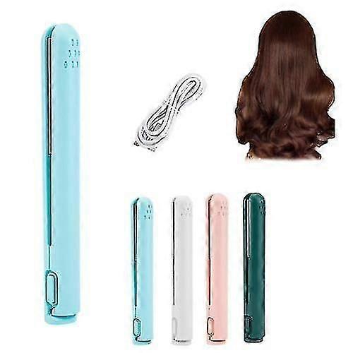 Mini Dual-purpose Curling Iron 2 In 1 Hair Curler Portable Hair Curling Tool Usb