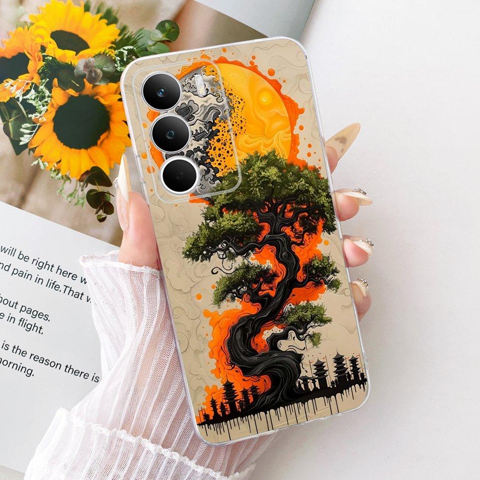 6.67" Zachte Heldere Siliconen Hoesje Voor Realme C71 Global RMX5303 Telefoonhoesje Cartoon Kat Draak Bloemen Vlinder Patroon Cover