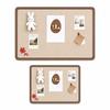 Self Adhesive Felt Bulletin Board Wall Mounted Decorative Pin Board Wall Memo Board Photo Display