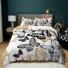 Pretty Pink Butterfly Douvet Cover Set Print Insects for Comforter Bedding Sets Super Soft Warm Bed Furniture Set Bedroom Girl