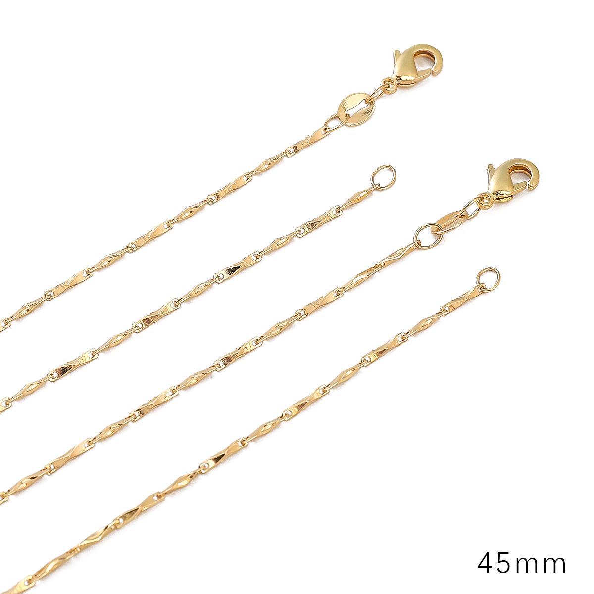 

Мідний ланцюжок з бісеру для ключиці для аксесуарів для рукоділля своїми руками 1mm золотий