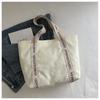 Cross-border Canvas Crossbody Bag: Large Capacity, Fashionable Single Shoulder Tote
