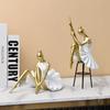 Simple and Creative Abstract Figure Ballet Resin Handicraft for Living Room Bookcase Decoration and Art Piece