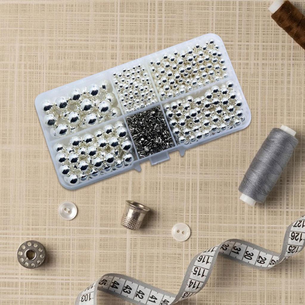 600 Pieces Crafting Beads Beading Supplies Imitation Multifunctional Loose for Vase Filler