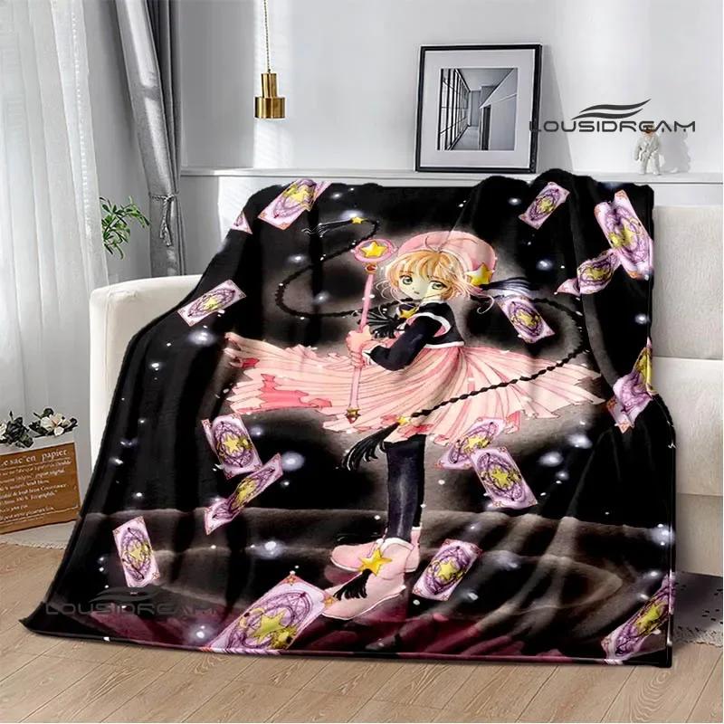 Card Captor Sakura Cartoon Decken Mode Decken Warme Flanell Weiche Bequeme Decke Haus Reise Decke Geburtstagsgeschenk