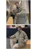 Unisex Corduroy Stand Collar Thick Cotton Jacket - Trendy Winter Coat for Couples