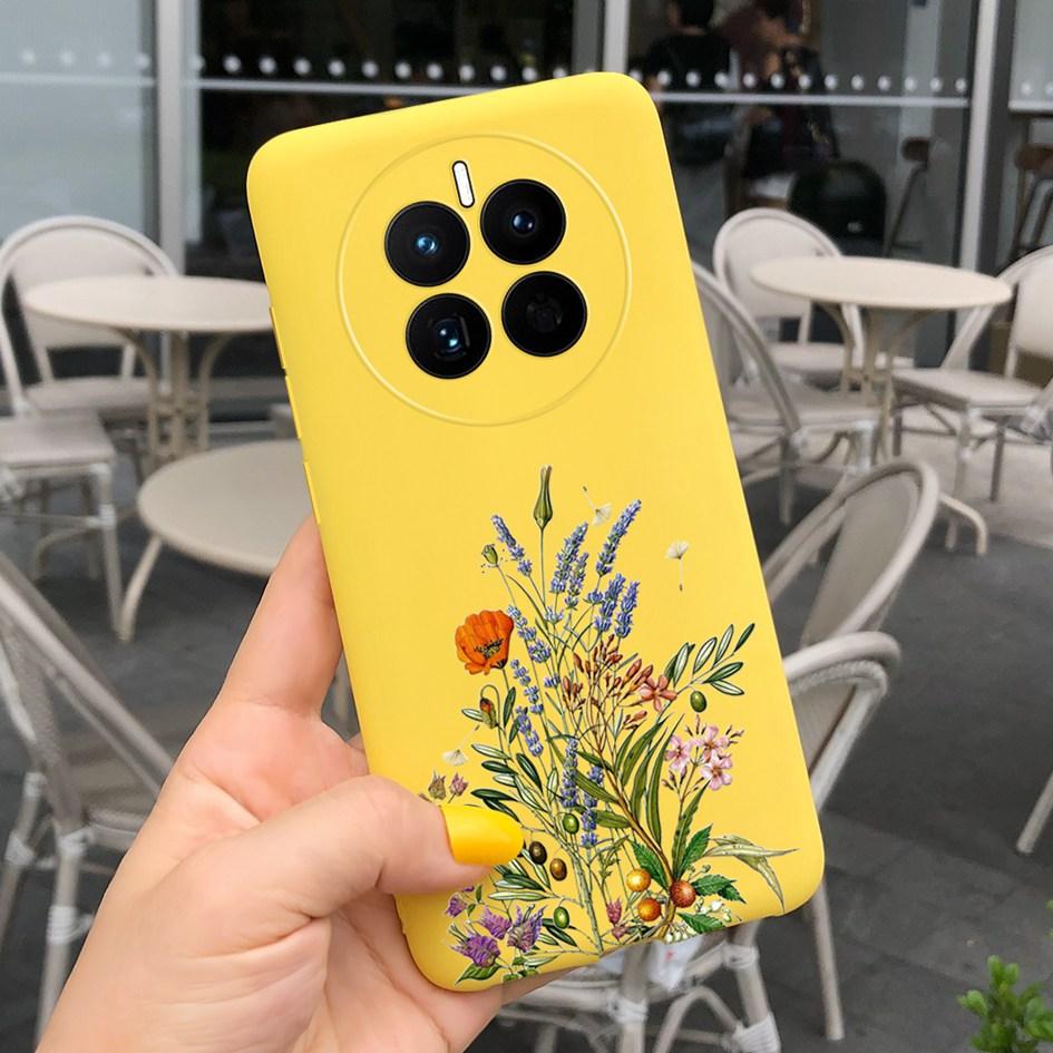 For Huawei Mate 50 Pro Case 2022 Cute Cartoon Cat Painted Soft TPU Protective Cover For Huawei Mate50 Pro DCO-LX9 CET-LX9 Fundas