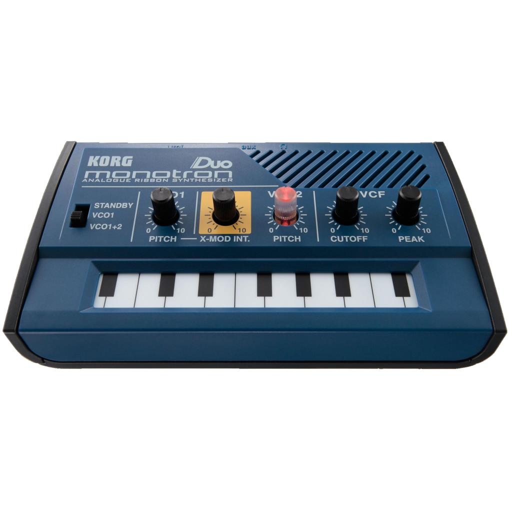 KORG Monotron DUO Analog Simple Ideal for Beginners Speaker Headphone Compatible Compact Size for Use Anywhere Synthesizer Palm-sized / Layout, /