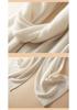 Women's 100% Pure Cashmere Scarf - Autumn/Winter Solid Color, Fashionable & Versatile Knit Shawl