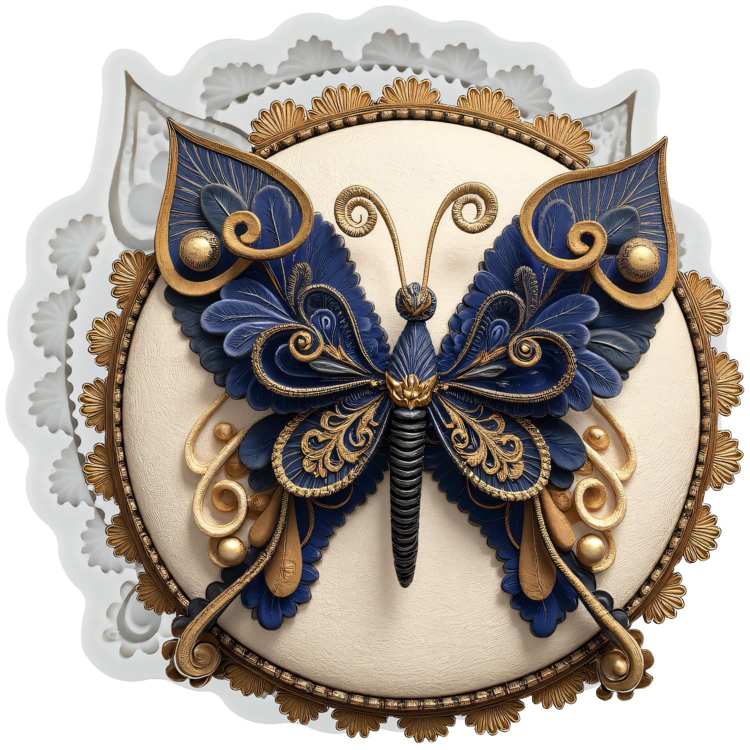 

Силиконовые формы Бабочки Форма для мастики Бабочка Инструменты для украшения торта Топпер для кекса Шоколадные конфеты Рукоделие Жевательная паста Полимерная глина серый