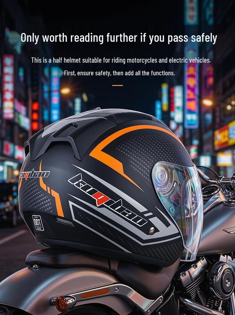 Cool Ride Bluetooth Motorcycle Helmet: Lightweight, Double Visor, Long Battery, 3C Certified, Superior Sound Quality