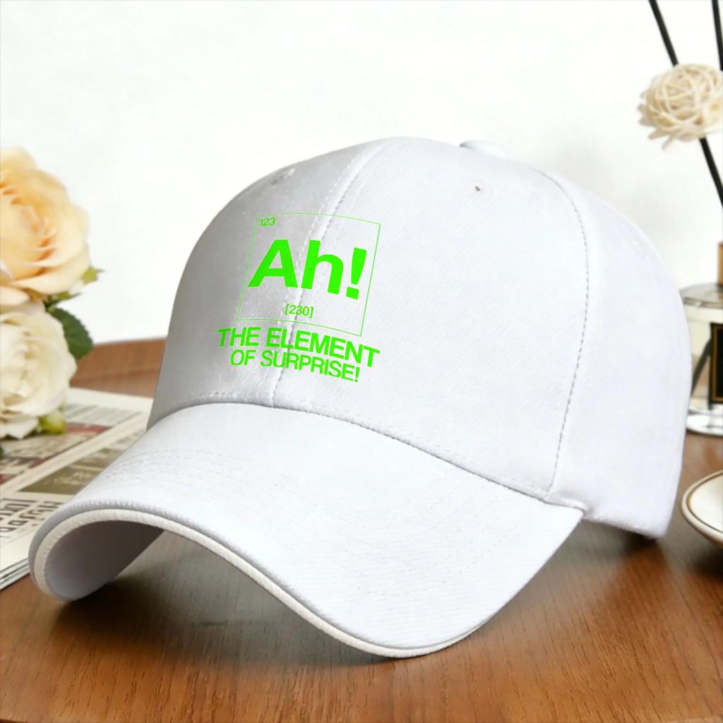 Ah The EleUnisext Of Surprise Funny Science Sandwich Caps Unisex Outdoor Cap Sports Cap Adjustable Baseball Cap Summer