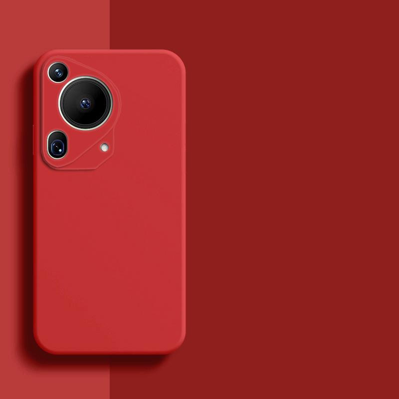 

Чехол для Huawei Pura 70 Ultra Чехол для Huawei Pura 70 Ultra Мягкий бампер из жидкого силикона Защитные чехлы для телефона На Pura 70 Pro Plus For Pura 70 красный