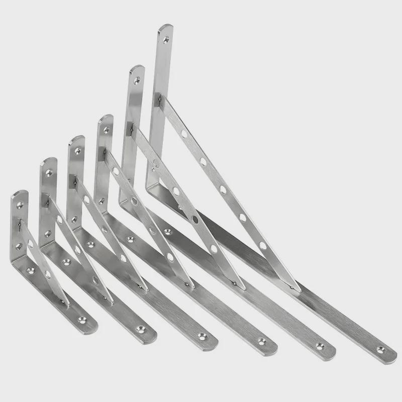 Stainless Steel Wall-Mounted Tripod Bracket for Load-Bearing Support