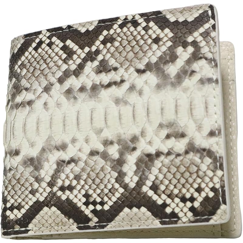 

[Berkut] natural diamond python men s bifold wallet bifold wallet python snake snake skin snakeskin genuine leather leather snakeskin snakeskin short