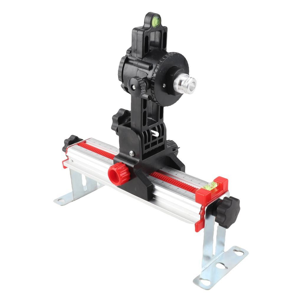 Stable Mounting Aluminum Alloy Construction Adjustable Laser Level Bracket Laser Level Accessory with 1 4inch To 5