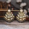 Indian Painted Peacock Feather Beaded Tassel Earrings Bohemian Fashion Colorful Handmade Beaded Earrings for Women