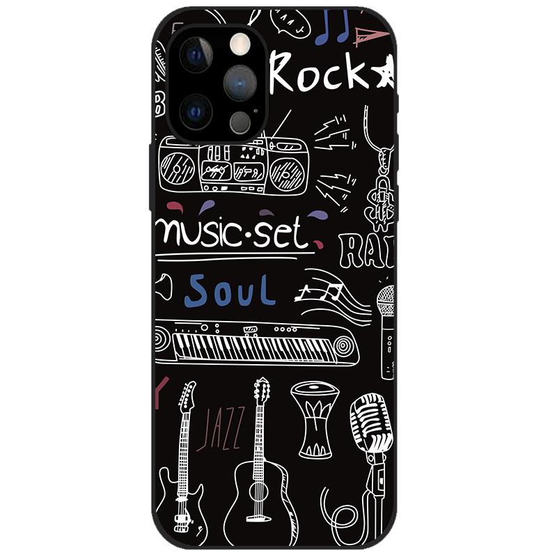 For iPhone 12 Pro Case iPhone12 Pro Bumper Silicon TPU Soft Phone Cover For iPhone 12 Pro Max / 12 Mini Case Cartoon Funda 12Pro