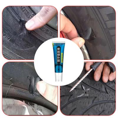 Tire Repair Glue 60ml Sidewall Tire Repair Kit Black Tyre Repair Instant Liquid Strong Rubber Glues Car Instant Tools Adhesive