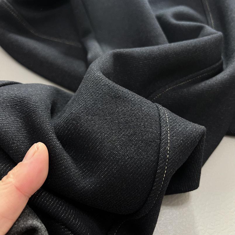 Women's Slimming Lazy Style Drawstring Elastic Waist Loose Leg Casual Pants with Pockets - New Spring Arrival In Black and Dark Blue.