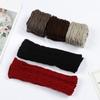Fashion Button Autumn Winter Spring Knitted Gloves Wool Mittens Long Gloves Arm Warmers