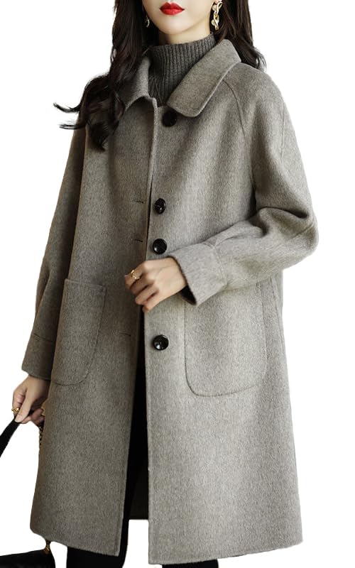 

Chesterfield Regular Plus Solid Cold Weather JET304 Women s Coat, Length, Outerwear, Size, Thick, Color, Simple, Elegant, Protection, Stylish,