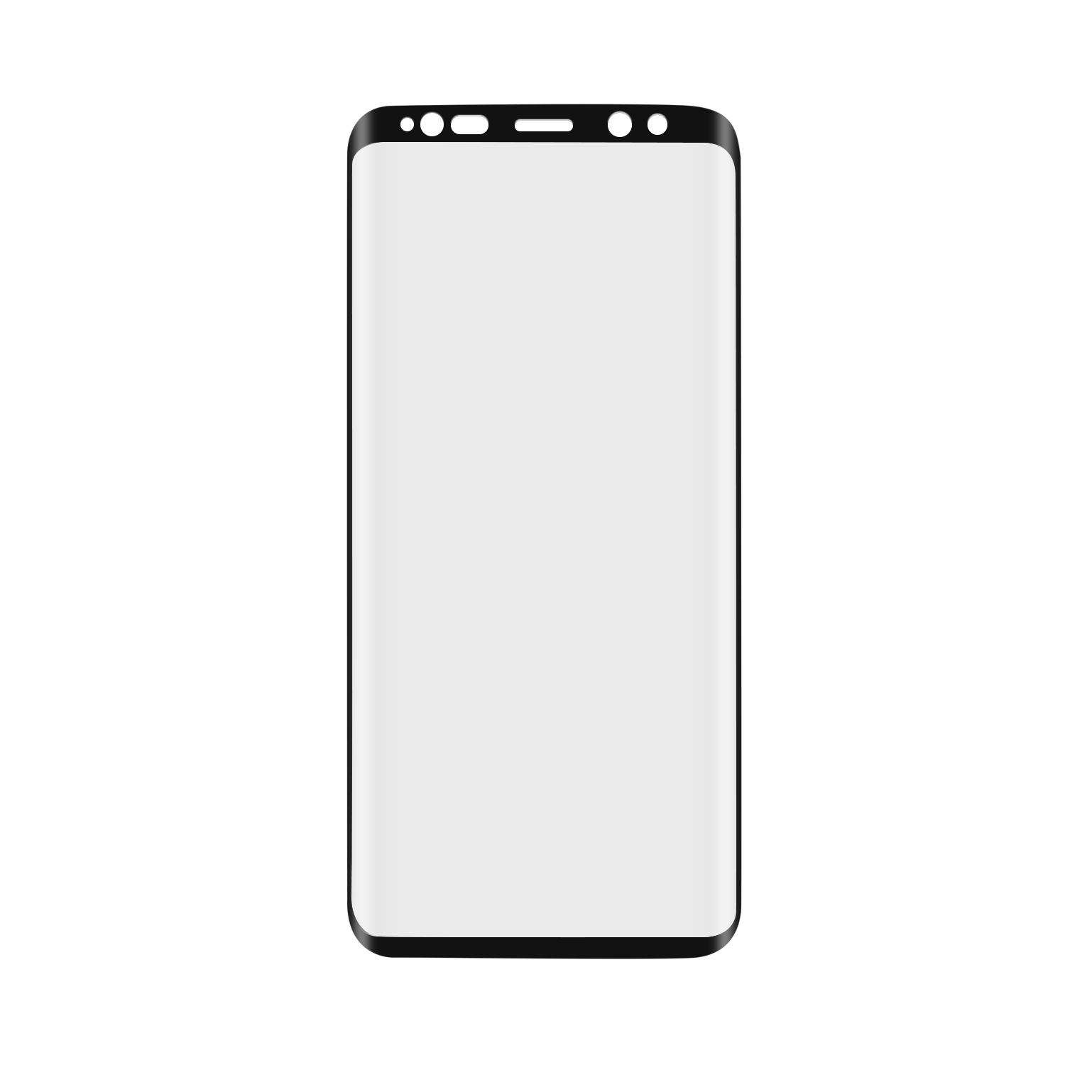 

ANGIBABE for Samsung Galaxy S9 Plus G965 0.26mm 9H Curved Silk Print Tempered Glass Full Screen Protector Black
