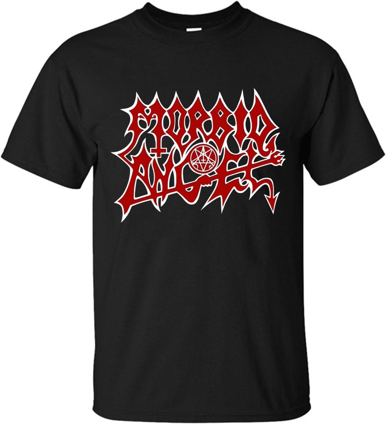 PAYP Morbid Angel Death Metal Heavy Metal Мужская хлопковая футболка черная S чёрный