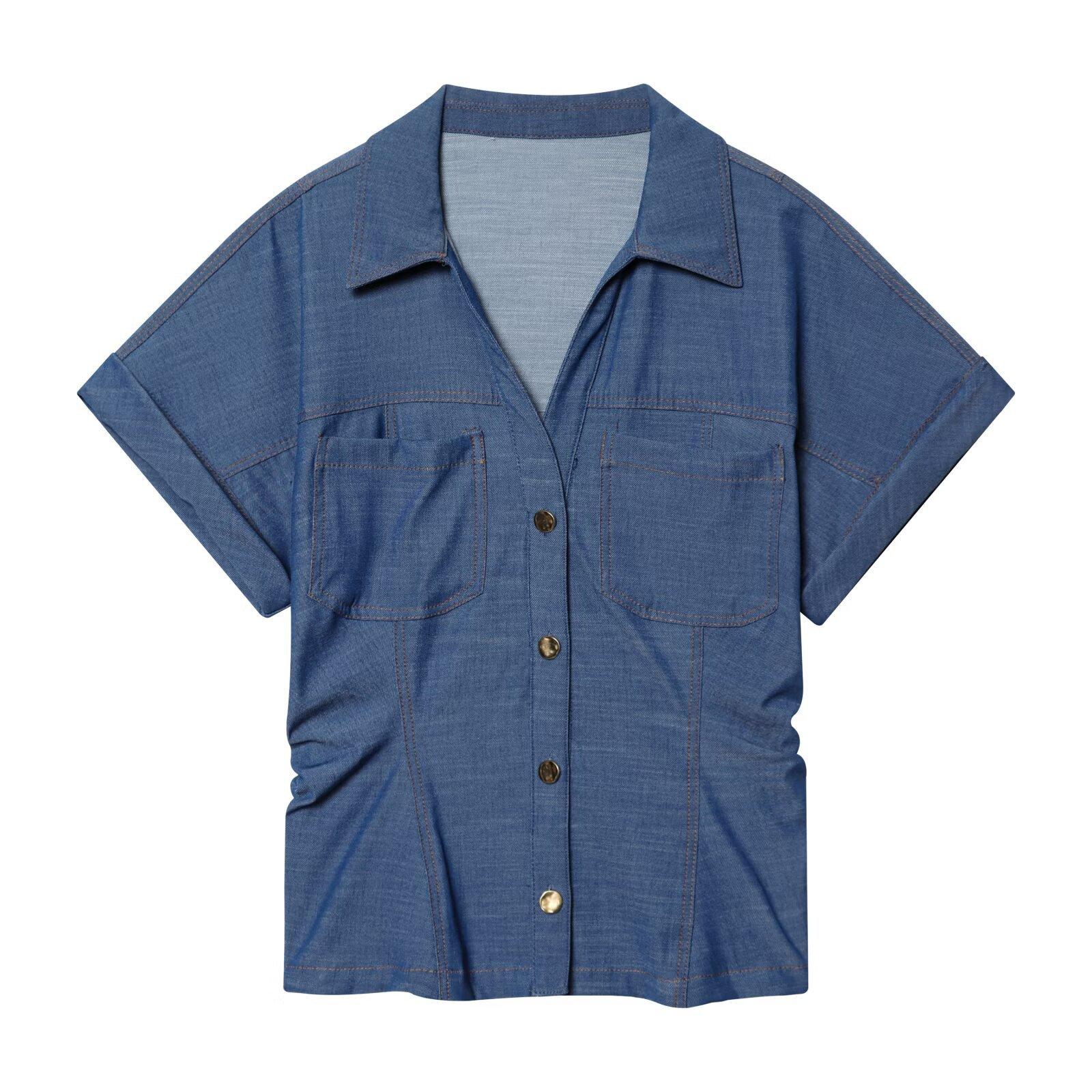 European and American style, new women s clothing, foreign style waist pleated shirt, cross belt wide leg pants XS