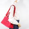 PRADA Canapa Tote Mini Handbag 2WAYShoulder Red canvas Women Used