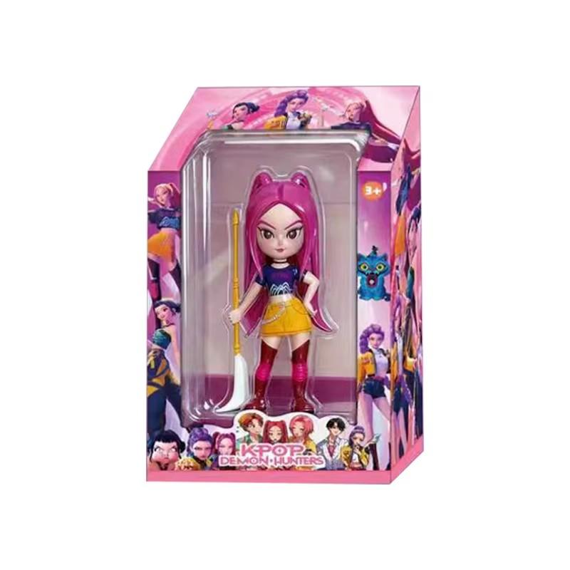 NEW Kpop Devil Hunter Rumi Zoe Mira anime polyvinyl chloride character collection desktop trinkets Childrens New Year gift