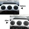 1set Auto Carbon Fiber Interior Air Vent Outlet Trim Abdeckung Für Ford Mustang 2015-Auto Zubehör Interior Styling