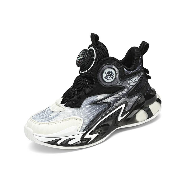 

Breathable Rotary Buckle Classmate Running Boys Spring and Autumn Sneakers Mesh Middle and Older Children s Basketball Shoes Fashion 2025 40