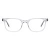 Rectangular Men Women Transparent Acetate Fashion Glasses Frame Full Rim Large Eyewear For Prescription Myopia & Reading Lenses