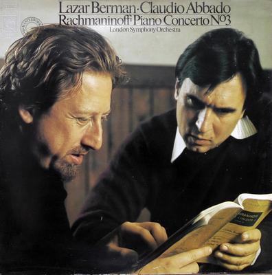 LP Record RACHMANINOFF, LAZAR BERMAN, CLAUDIO - Piano Concerto No 3 76597 CBS Masterworks 1977 Europe Classical Used