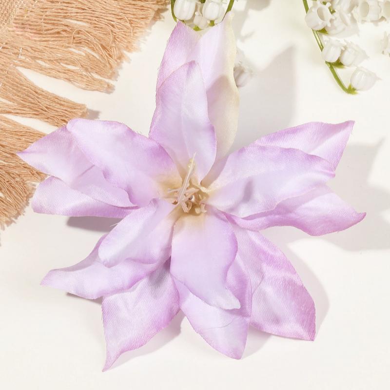 Fashion Bohemian Hibiscus Hair Clip for Women Hawaiian Flower Hairclip Girls Side Bangs Clip Beach Resort Egg Flower Hairpin