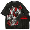 Chainsaw Man Anime Lover Washed T-shirt Year Round Clothing High Quality Personality Clothes Plus Size Unisex New Model Couples Tee