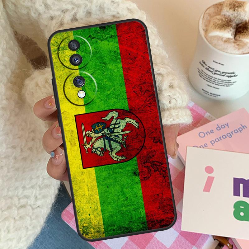 Lithuania Flag Lithuanian For Honor Magic 8 7 6 5 Pro Case For Honor Win RT X9d X9b X9c X9a X8c X8b 200 400 70 90 Lite