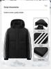 Jachetă cu glugă și puf Adidas Unisex cu Trei Benzi - Palton de Iarnă Trendy