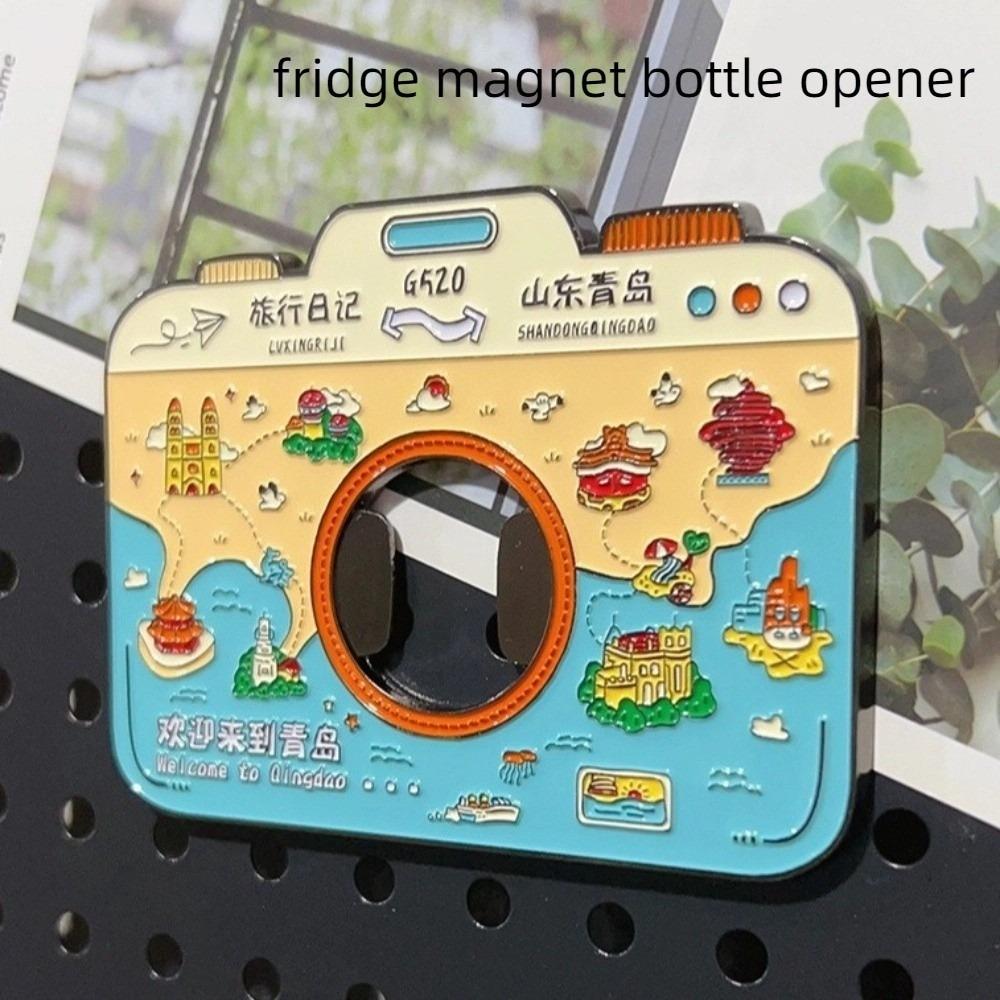 Pečený lak Samolepka na lednici Design scénických míst Turismus Otvírák Funkční dekorace