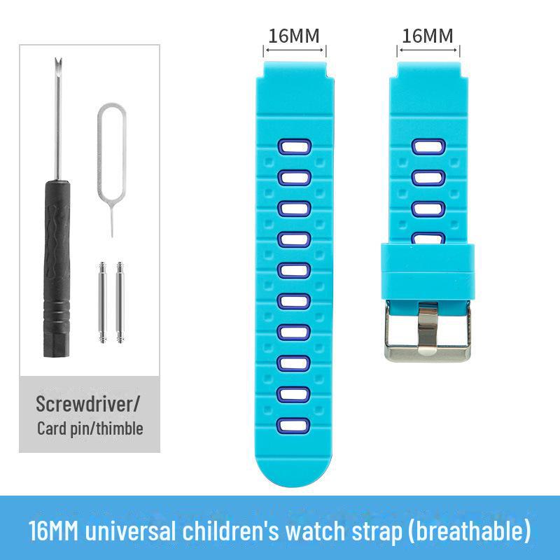 

Сумісний із підробленим брендовим дитячим годинником-телефоном – силіконовий ремінець 16 мм не підходить для годинника Xiaotiancai.